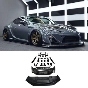 Kit de Carrocería Ancha Estilo VRS para <span class=keywords><strong>Toyota</strong></span> GT86 BRZ 2013+, Mejora de Parachoques Delanteros y Traseros, Guardabarros, Faldones Laterales, Alerón Trasero, Kit de Carrocería - Product Image 1
