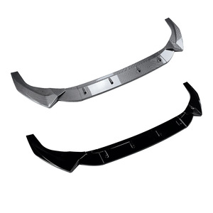 Audi A5 Sline S5 8W6 2021+ Front Bumper Lip Splitter Carbon Fiber Texture Matte Finish Tuning Style Exterior Spoiler - Product Image 5