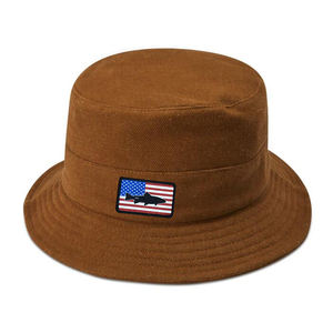 Pêcheur seau chapeau Logo personnalisé Patch chapeau de soleil unisexe poisson lettres seau été seaux chapeaux broderie - Product Image 4