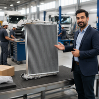 Intercooler de camion de haute qualité OEM 1516489 96992 pour SCANIA P94/P114 Camion lourd DIMENSIONS DU NOYAU 830*582*62MM