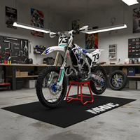 Dekorative Markenanzeige Öl- und wasserfeste Grabenmatten Motorrad-Umweltmatte für Garage