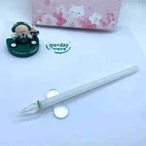 Surtido de Bolígrafos de Vidrio Sólido Delgados, Colores Sólidos Transparentes, Bolígrafo Delgado y Aerodinámico con Logotipo Personalizado para Estudiantes - Product Image 5