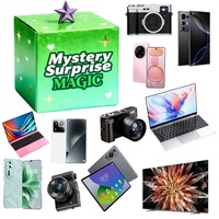 Boîte surprise électronique 3C de haute qualité, boîte mystère aléatoire avec 5 produits : smartphone, montres, tablette, ordinateur portable
