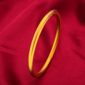 Pulsera de Oro Laminado para Mujer YL Vietnam, Estilo Antiguo, Imitación de Oro Sólido, Diseño de Loto, La Felicidad de Dos Generaciones - Product Image 4