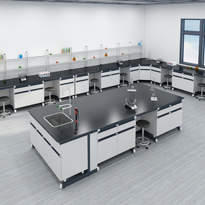 Labor möbel Werkbank Preis mit Waschbecken Labor tisch Tischplatte Lehrer bank für Labor - Product Image 2