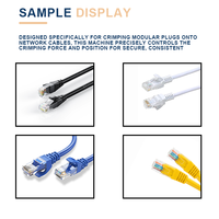 Machine à sertir les connecteurs RJ45 haute performance pour réseau Ethernet – Outil de sertissage pour fiches Ethernet Internet