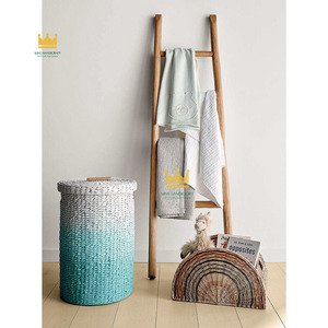 Nouveauté : Panier à linge pour enfants en rotin écologique en forme d'animal arc-en-ciel pour le rangement des vêtements et des jouets, prix de gros - Product Image 4