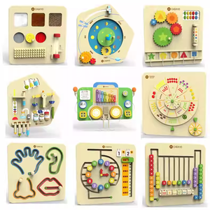 Juguete de pared de unicornio, juego de pared de pasillo de guardería, esquina de Educación Temprana, juguete educativo, coordinación mano-ojo - Product Image 5