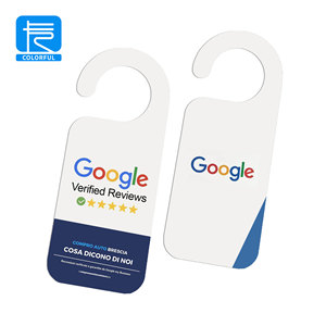 Tùy chỉnh cửa móc áo với Thông Minh <span class=keywords><strong>URL</strong></span> RFID và PVC NFC hangtag xem xét thẻ từ <span class=keywords><strong>Google</strong></span> - Product Image 2