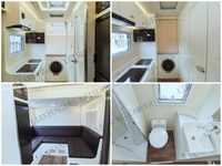 Camper de luxe tout-terrain 4x4, 6x6, 8x8, sur mesure, pour pick-up à benne longue, idéal pour l'expédition et le camping, à vendre