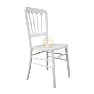<span class=keywords><strong>Location</strong></span> d'événement à bas prix Chaise Napoléon en bois pour adulte Blanc Moderne - Product Image 2