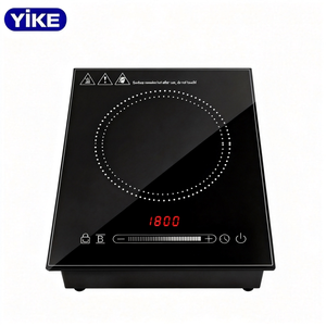 Kompor Induksi Tunggal Rumah Tangga dengan Panel Microlite dan Tombol Desktop/Terpasang Warna Hitam - Product Image 1