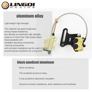 LINGQI Racing Aluminium Pompa Master Rem Belakang Sepeda Motor Sistem Rem Cakram untuk Pit Pro Dirt <span class=keywords><strong>Bike</strong></span> ATV - Product Image 5