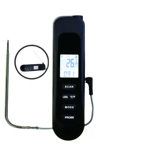 Infrared Thermometer Digital Backlit Large LCD Screen Foldable Cooking Food Grill Bbq Digital Meat Thermometer