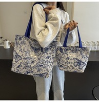 Sac fourre-tout à bandoulière de luxe Designer partout impression toile réutilisable Extra Large voyage de nuit sac à bandoulière à croix française