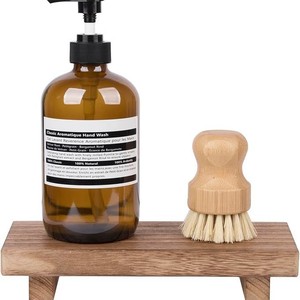 Wooden <b>Storage</b> <b>Tray</b> Rectangle Natural Wood Bathroom Organizers Neatening Display <b>Trays</b> - Product Image 3
