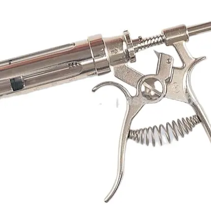 Piercing revolver, seringue automatique pour vétérinaire, 50 ml, filetage à vis