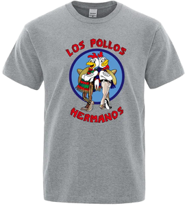 Camiseta con Estampado Gráfico Personalizado, Camiseta Informal de Cuello Redondo y Manga Corta de Algodón para Hombre - Product Image 1