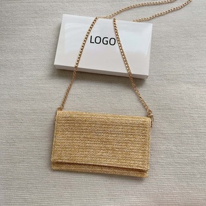 Venta al por mayor de fábrica: Bolso de paja de verano estilo renovado - duradero y versátil para la playa y salidas informales - Product Image 3