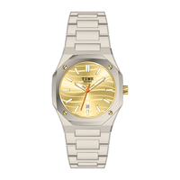 Montre Homme Luxe Mode Étanche Quartz Logo Personnalisé Boîtier Acier Inoxydable Bracelet Polycarbonate Affaires Résistance Eau 3BAR