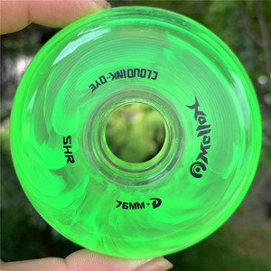 Ruedas de <span class=keywords><strong>Patines</strong></span> en Línea de Alto Rebote OEM, PU, Tamaños de 72 mm/76 mm/80 mm, Dureza de Hockey, Ruedas <span class=keywords><strong>Profesionales</strong></span> de Velocidad y Estilo Libre - Product Image 1