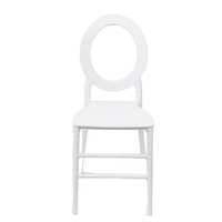 Chaise de banquet de mariage en résine plastique transparente durable, empilable et étanche pour villa et hôpital – Livraison rapide depuis la Chine – Offre spéciale