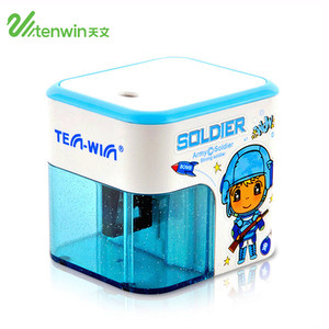 Tenwin 8003 Mignon Bande Dessinée Portable Batterie Cadeau <span class=keywords><strong>Électrique</strong></span> Taille-Crayon pour Enfants Enfants - Product Image 2