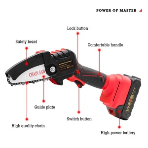 NEOBRISKEN High Power 4-6\" Brushless Chain Saw Large Capacity Lithium Battery Handheld Wood N354 Brushless Electric Chain Saw W - Product Image 4