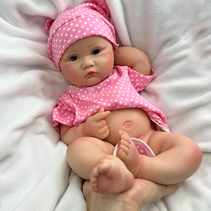 Künstler-Level Exclusive Edition 18 Zoll Reborn <span class=keywords><strong>Dolls</strong></span> Großhandel Lebensechte Silikon Baby puppen für Mädchen ODM Custom Design - Product Image 3