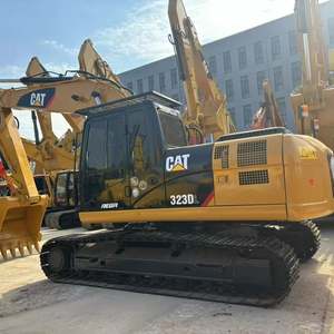 Excavatrice sur chenilles CAT 323DL de 23 tonnes avec godet et marquage de sécurité - Product Image 1