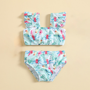 Original Factory Dip Dye <strong>Junior</strong> Child Swimwear Bikini <strong>Swimsuit</strong> Children - Product Image 1