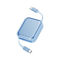 Câble de charge rapide rétractable USB-C vers USB-C 240W avec blindage tressé Emark et gaine TPE pour iPhone 17, tablette, voiture, téléphone portable