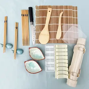 Maatwerk Bamboe Sushi Gereedschap Bazooka Sushi Maken Kit Set Voor Beginners Compleet Sushi Rolling Kit Alle