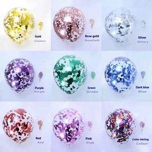 Huaien Factory Globo de lentejuelas de 12 pulgadas Fiesta de cumpleaños Decoración DE BODA Globo de boda al por mayor - Product Image 3