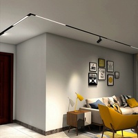 Projecteur LED magnétique sur rail 20W E27 en aluminium, angle de faisceau réglable, IP68 anti-éblouissement, vente en gros usine, moderne pour intérieur