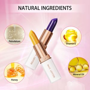 Lápiz Labial Mágico que Cambia de Color, 6 Piezas por Caja, Cambia de Color con la Temperatura, Resistente al Agua, Larga Duración, 8 Horas - Product Image 3