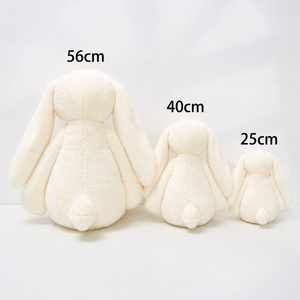 Logo personalizzato all'ingrosso coniglietto di pasqua <span class=keywords><strong>animali</strong></span> di peluche simpatico cartone animato a orecchio lungo giocattoli di cotone camicie di cotone perfetto regalo alla rinfusa - Product Image 3