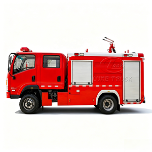 Camion de pompiers tout-terrain Dongfeng 4x4 pour intervention en zone rurale, 4 roues motrices, tout-terrain, 3m³ pour lutte contre les incendies forestiers, en stock - Product Image 1