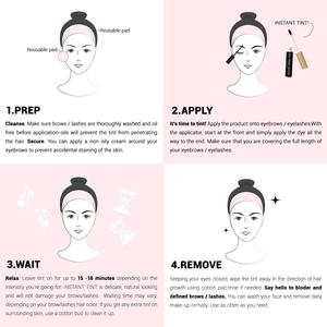 Teinture instantanée pour sourcils et cils du fabricant <span class=keywords><strong>d</strong></span>'origine, coloration en marque blanche, teinture pour sourcils, 5 couleurs pré-mélangées - Product Image 3