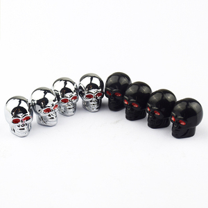Capuchon <span class=keywords><strong>de</strong></span> <span class=keywords><strong>valve</strong></span> <span class=keywords><strong>de</strong></span> pneu universel en forme <span class=keywords><strong>de</strong></span> crâne pour voiture, bus, moto - Product Image 1