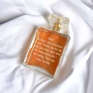 Flacon de parfum de mariée gravé sur mesure, <span class=keywords><strong>cadeau</strong></span> de mariage personnalisé, <span class=keywords><strong>étiquette</strong></span>s personnalisées de luxe en or pour la mariée - Product Image 2
