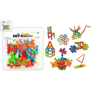 Blocos de construção de girassol, de alta qualidade, coloridos, 30 peças, plástico, diy, haste, blocos de construção, brinquedo para criança