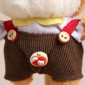 ตุ๊กตาเรนเดียร์คริสต์มาสแบบสวมชุดเอี๊ยม พวงกุญแจตุ๊กตาเรนเดียร์ ตุ๊กตาเรนเดียร์เหมือนจริง ของเล่นตุ๊กตาสัตว์และตุ๊กตาขนนุ่ม ขายส่ง - Product Image 4