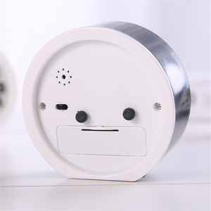 Despertador redondo y cuadrado <span class=keywords><strong>pequeño</strong></span>, despertador portátil compacto con batería y barrido silencioso - Product Image 6