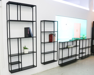 Table <span class=keywords><strong>console</strong></span> moderne en tube de fer convertible pour chambre à coucher, étagère de présentation étroite pour entrée avec <span class=keywords><strong>rangement</strong></span>, meuble de salon - Product Image 6