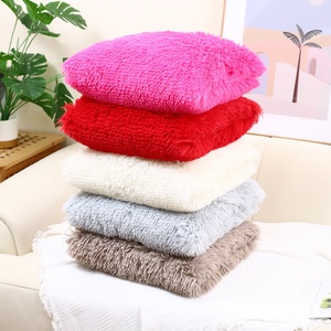 Cómodas fundas de <span class=keywords><strong>almohada</strong></span> decoración del hogar de lujo para sala de estar piel sintética suave y esponjosa funda de <span class=keywords><strong>almohada</strong></span> fundas de cojines - Product Image 4
