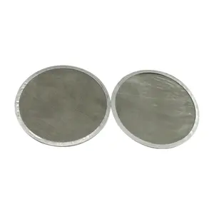 Disques filtrants à mailles en acier inoxydable de forme ronde, 35, 40, 45, 50 microns, 60, 70, 75 microns