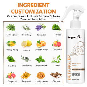 Personalice su fórmula de marca Smooth Silky Detangler Smoothie <span class=keywords><strong>Spray</strong></span> para cabello grueso - Product Image 4