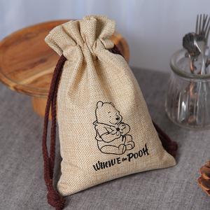 Customized High Quality Jute <b>Hessian</b> Drawstring Gunny <b>Sack</b> Bag for Gift Jewelry Cocoa Beans Pouches - Product Image 6