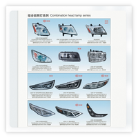 Ensemble de phares combinés pour autobus de grande capacité, options LED et halogène pour les autobus Yutong, Kinglong, Higer, Zhongtong